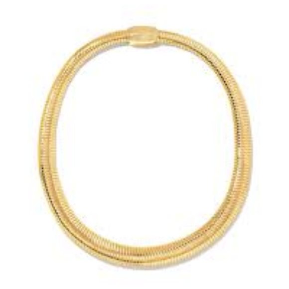 KENDRA SCOTT Tubogas Link 17" Statement Necklace